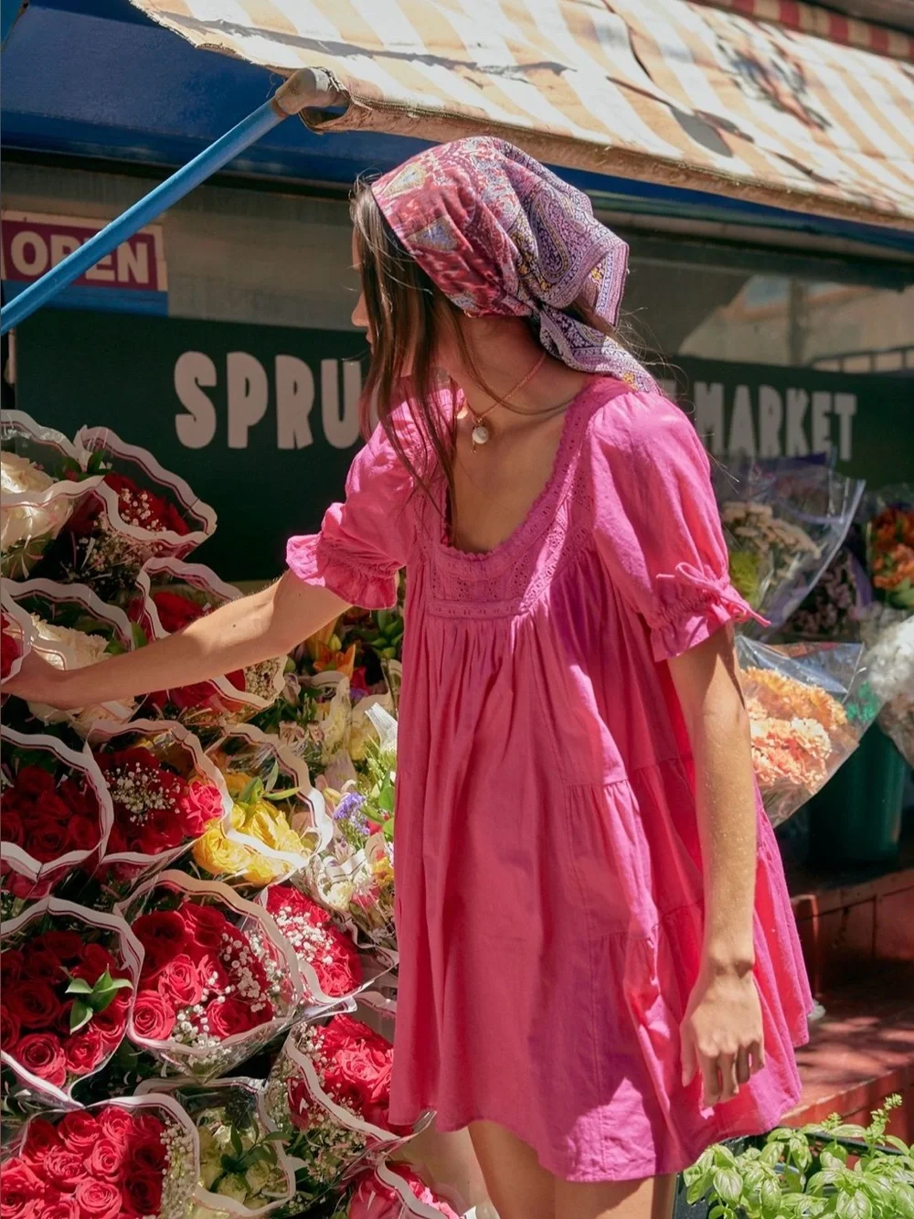 Free People Sandy Shores Babydoll Dress - Picture 1 of 7